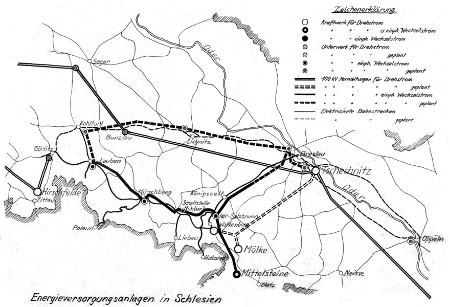 Planungen in Schlesien 1929